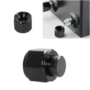 1pcs Aluminium an4 AN6 AN6 AN8 AN10 AN12 Frauenadapter Flare End Cap Plug Nutter 4an 6an 8an 10an 12an Assembler -Autozubehör 8 Hauptverkaufsverbindung 12an - №3