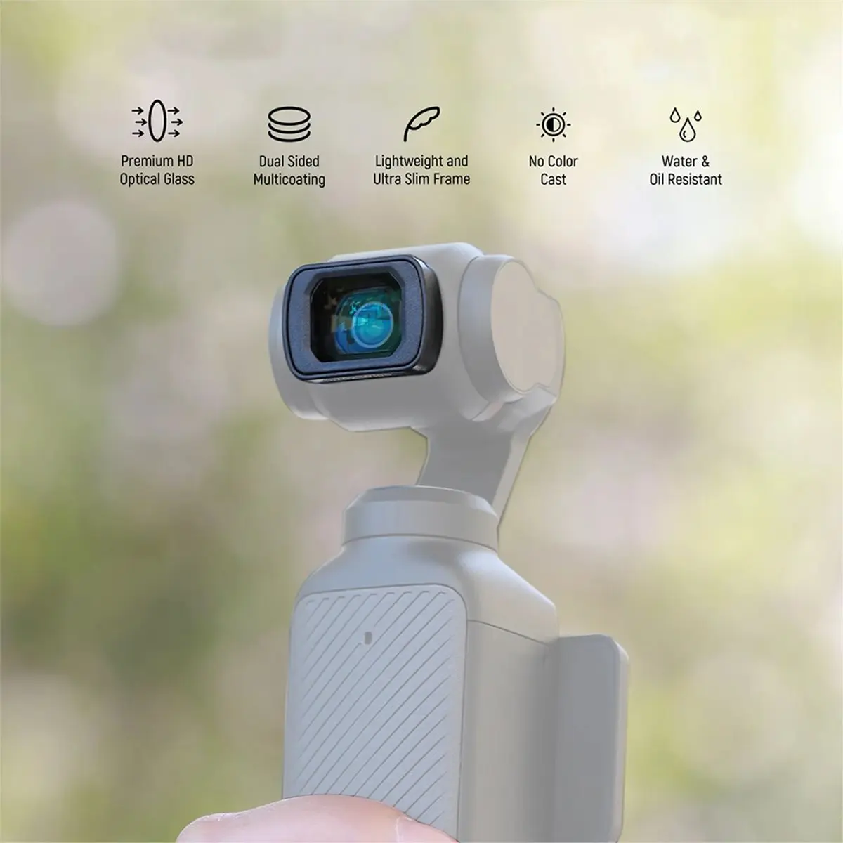 

Комплект объективов M05K для DJI Osmo Pocket 3: широкоугольный 0.75X и макрообъектив 2X, набор для создателей контента с двумя защитными пленками для экрана