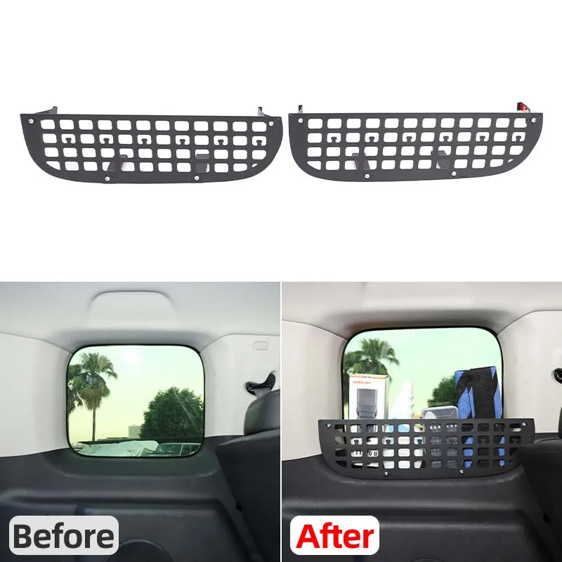 

2Pcs carbon steel black For Haval H9 2024+ car trunk side window storage fence car interior modification accessories