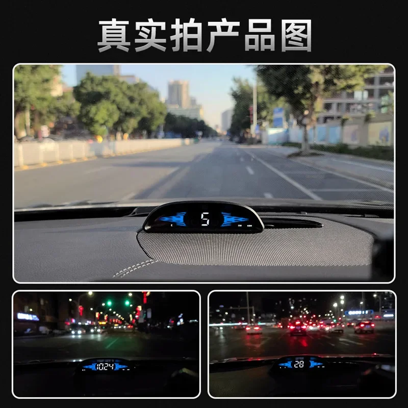 G2 car HUD high definition head-up display outdoor off-road speed guide HUD display obd2 display  tesla model 3 accessories