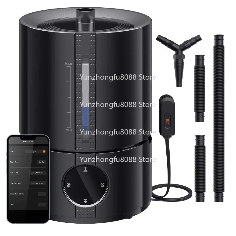 3 in 1 5L Cold Mist Ultrasonic Indoor Planting Tent Plant Humidifier with Temperature and Humidity Probe