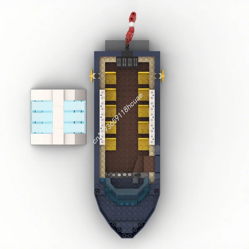 721 elementów MOC City Canal Tours Modułowe Budynki Klocki Konstrukcyjne Świąteczny Prezent Antystresowy dla Dorosłych Kolekcjonerski Zestaw Budowlany