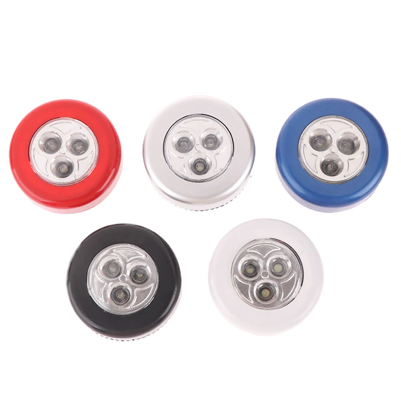 Interruptor De Toque Sem Fio Luz Noturna LED, Lâmpadas De Parede, Alimentado Por Bateria, Quarto, Cozinha, Guarda-Roupa, Armários, Gabinete, Luzes Portáteis