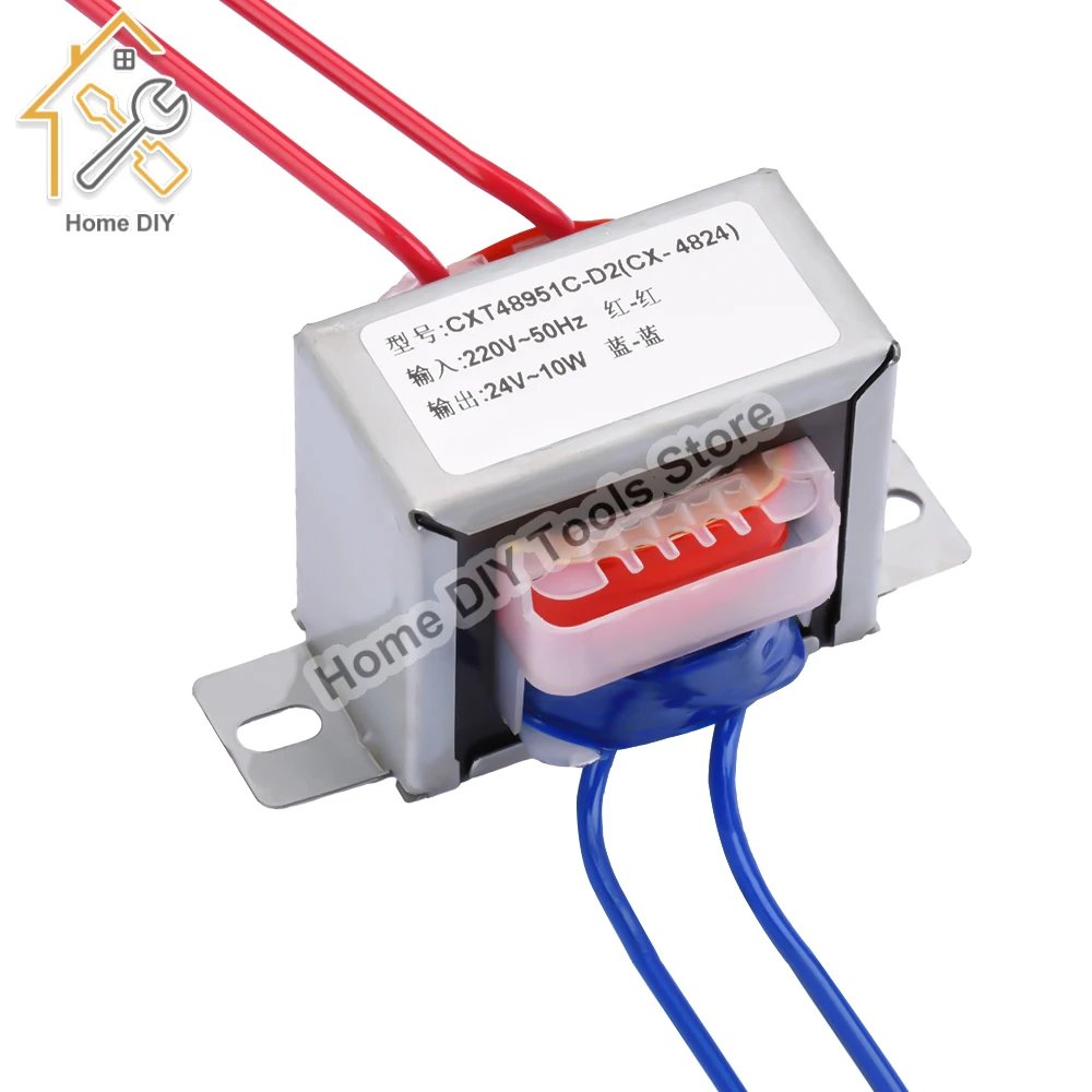 Step Down Transformer 10W AC 220V to AC 24V Power Transformer Electronic Voltage Transformer