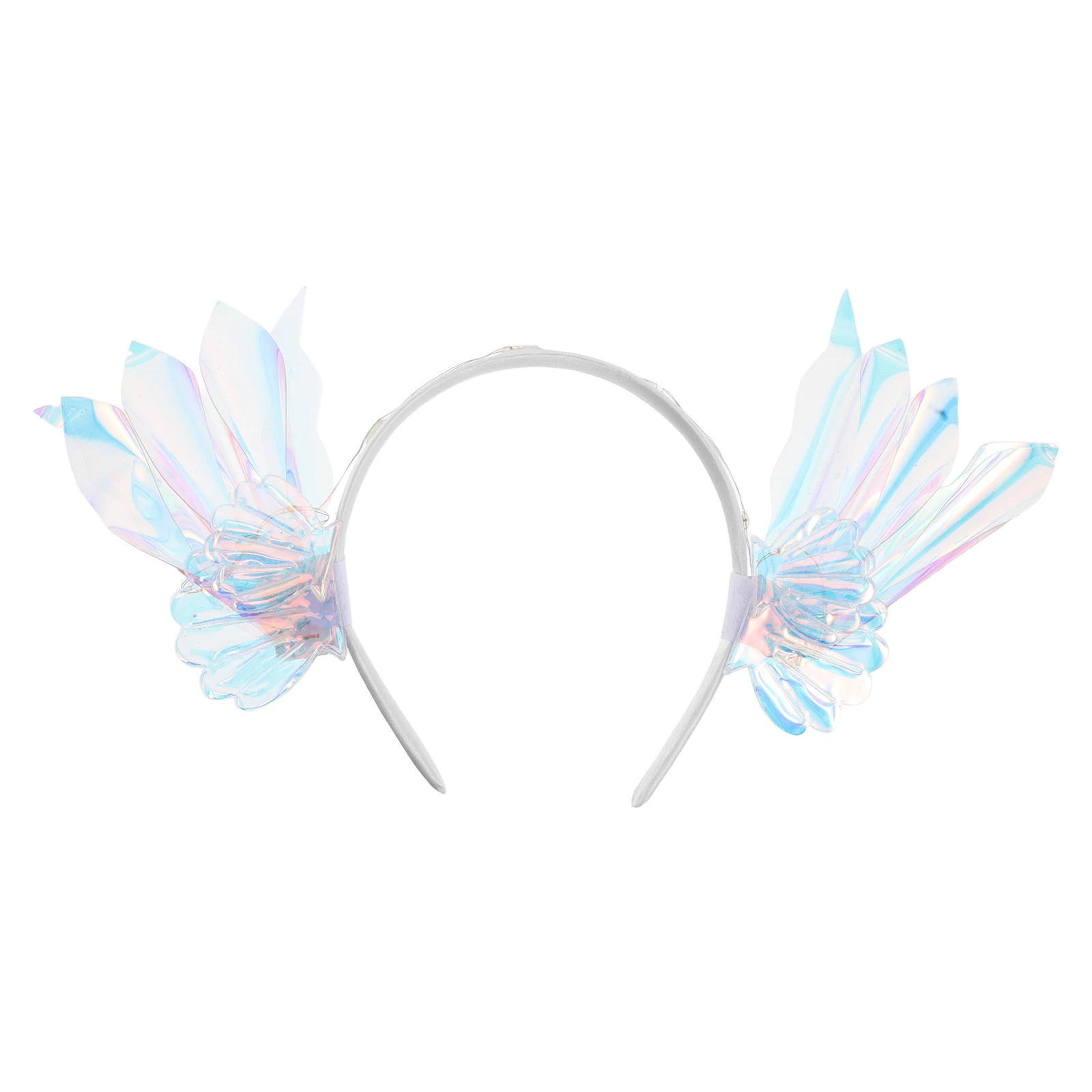 

Mermaid Headband For Girls Colorful Glow Hairband 'S Party Headwear Birthday Halloween Christmas Costume