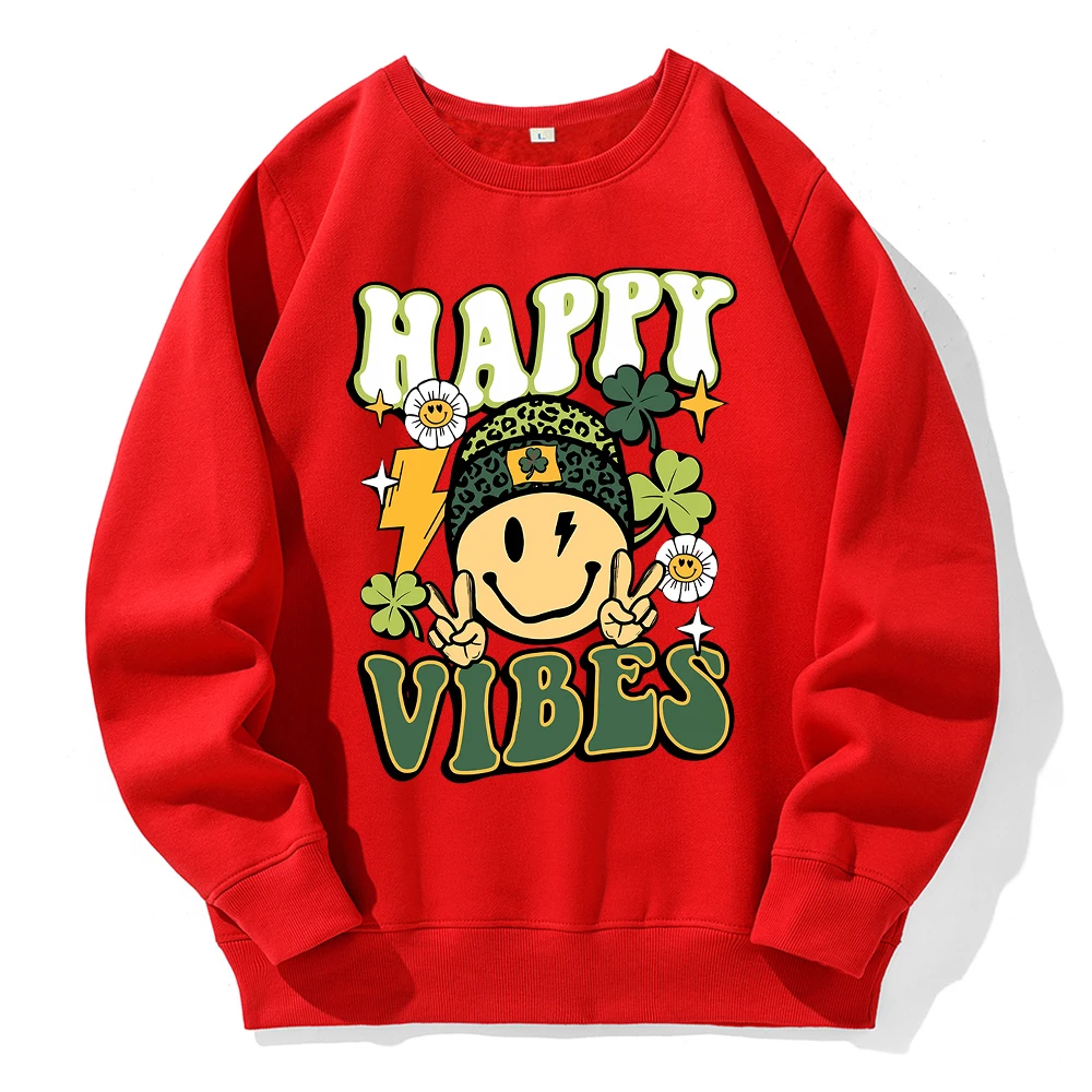 Happy Vibes Prints Men Hoody Fashion Fit Sweatshirt Casual Fleece Comfortable Hooded Autumn Versatile Stylish Male Tracksuit