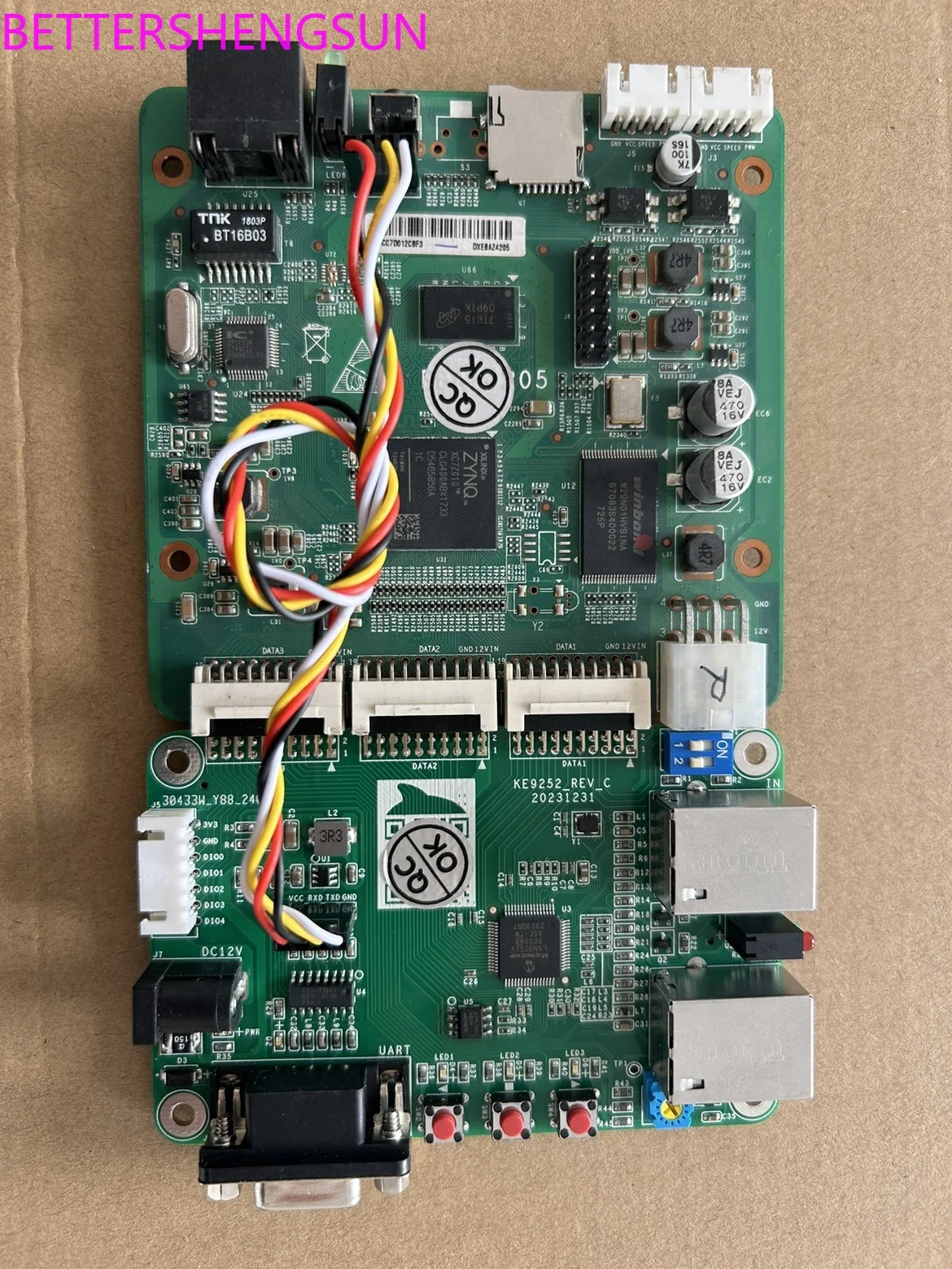 EtherCAT development board, ZYNQ slave, LAN9252 xc7z010