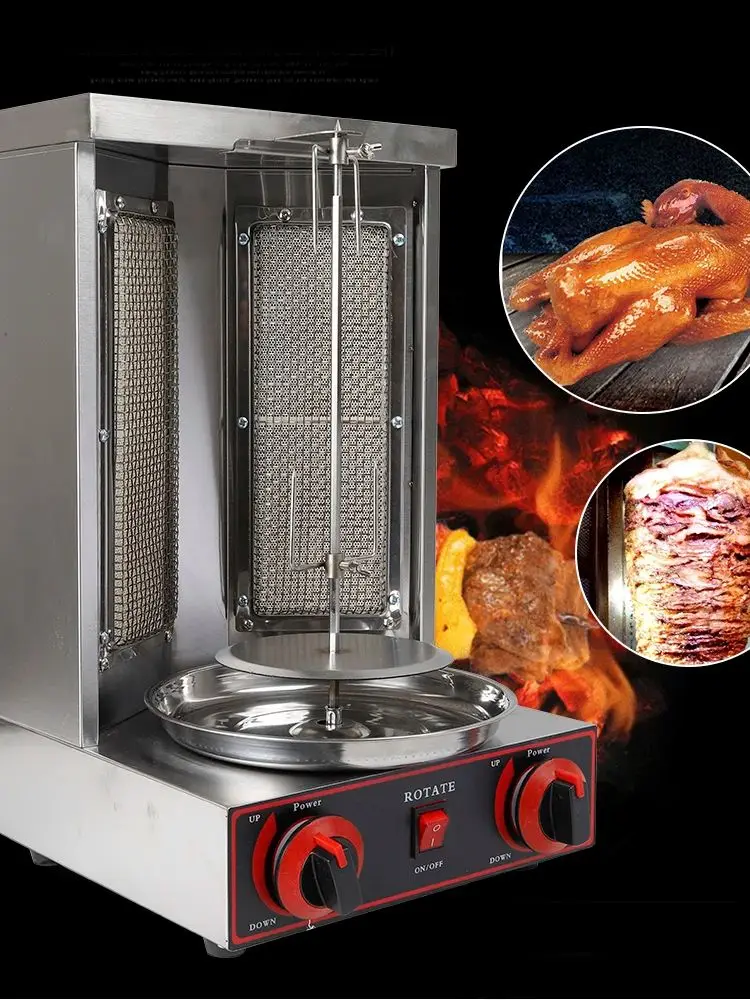 Machine à gril de Barbecue 3kw, outil de bricolage, gril Vertical à gaz, Shawarma, argent pour boulangerie et Restaurants de nourriture occidentale