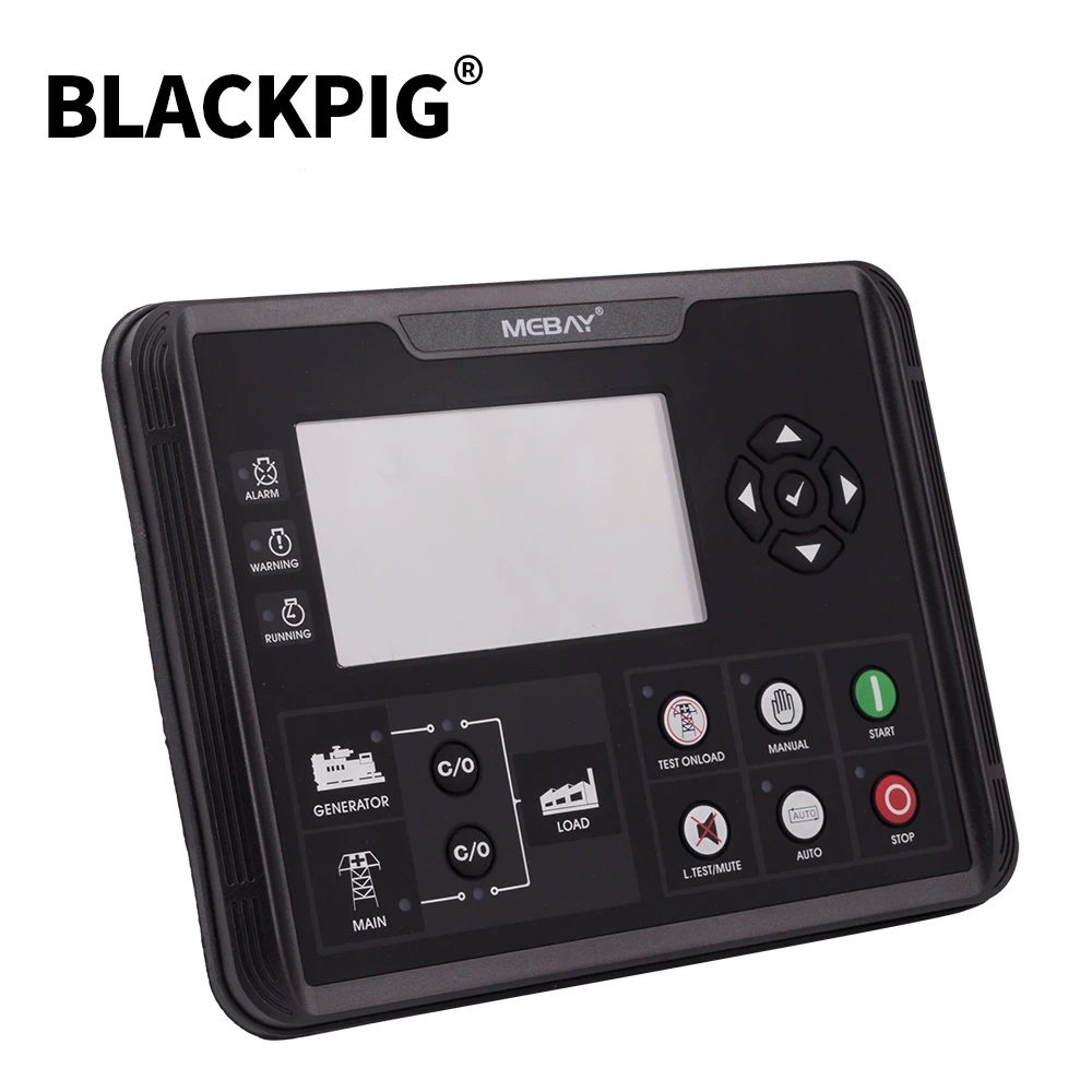 Imagem -03 - Mebay Gerador Controlador Display Lcd Auto Iniciar Módulo de Controle Diesel Genconjunto Peças Original Dc70d Dc72d Dc70dr Dc72dr Mk2