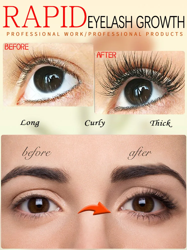 Eyebrow Growth Serum Rapid Eyelash Growth Eyebrow Enhancement Longer and Thicker