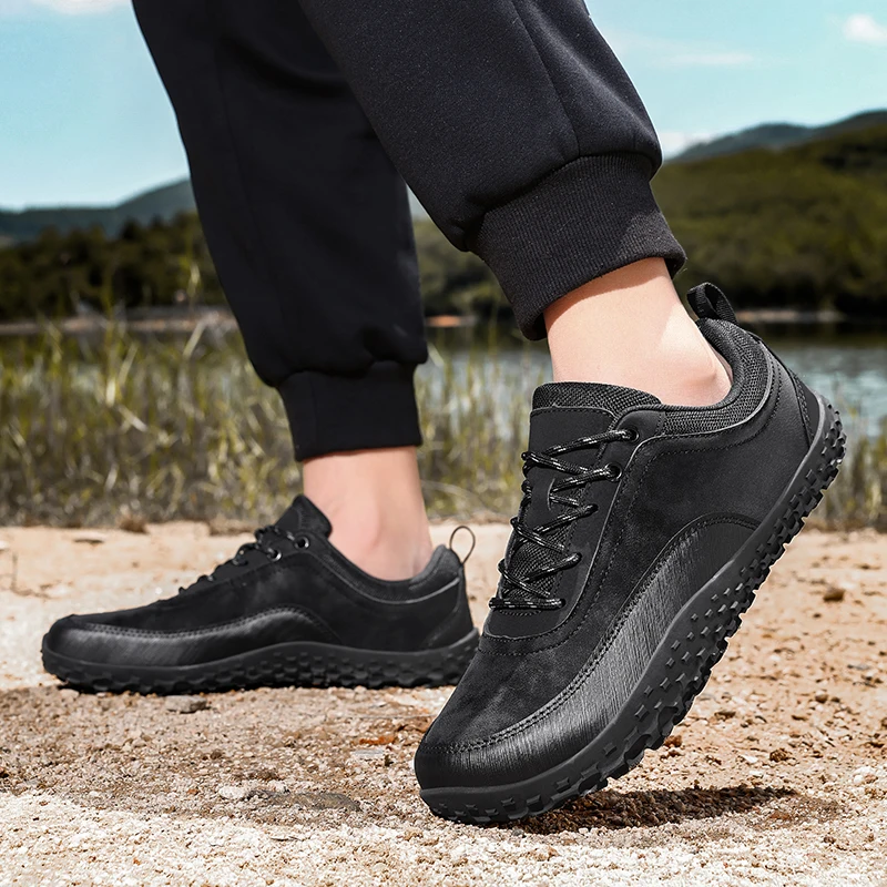 New Wide Toe Couple Barefoot Shoes Soft Sole Non-slip Outdoor Hiking Shoes for Men Women Minimalist Zero Drop Sneakers Tourism - Image 5