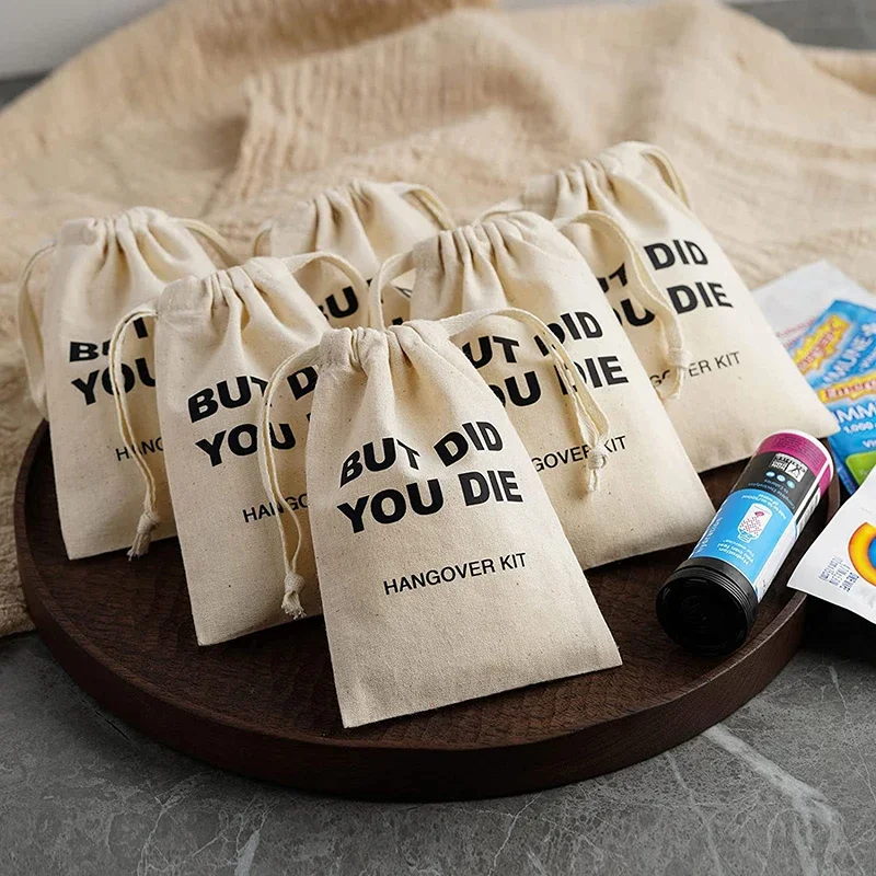 5pcs Hangover Kit Bags Bachelorette hen Party bridal shower wedding engagement 16th 18th 21st 30th 40th 50th 60th birthday gift view 5