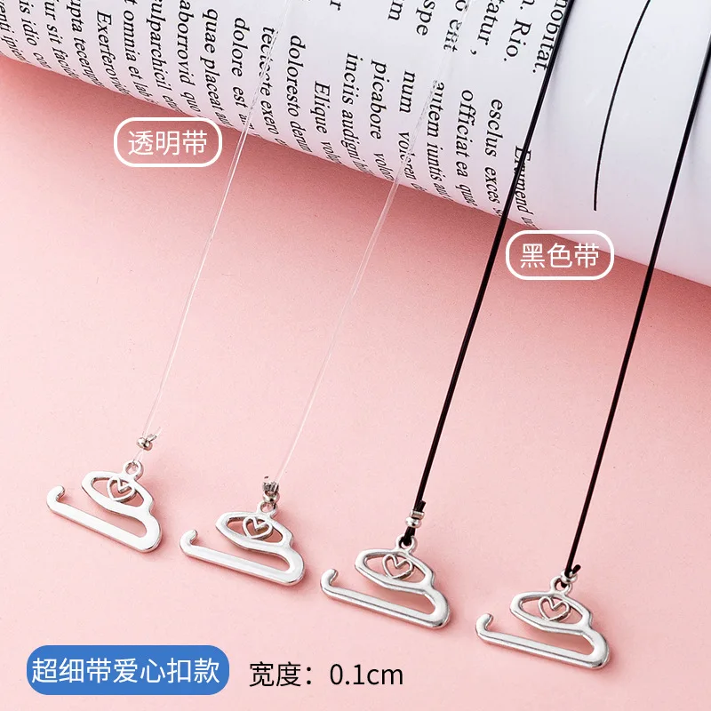 1 Pair Women Transparent Bra Strap Silicone Bra Accessories Shoulder Strap Adjustable Transparent Hook Invisible Straps