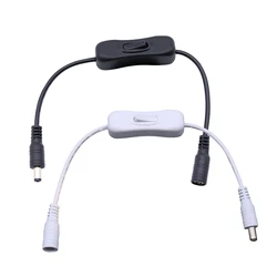 Inline 304 Switch On Off with Female Male Power Cable 5.5x2.1mm DC Connector Switch 5V 12V 24V for CCTV LED Strip Light