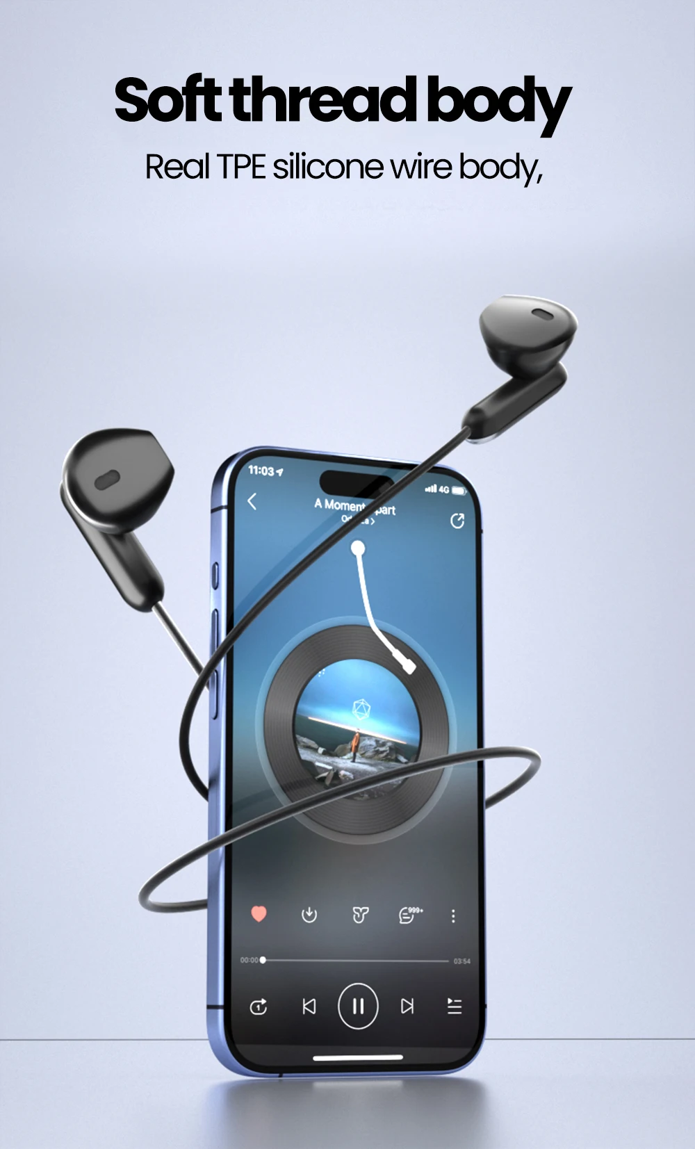 3.5mm/Type-C Wired Headphones Over Ear HiFi Call Wire Control Earphones With Mic Headsets For Cellphones Tablet Laptop Earbuds