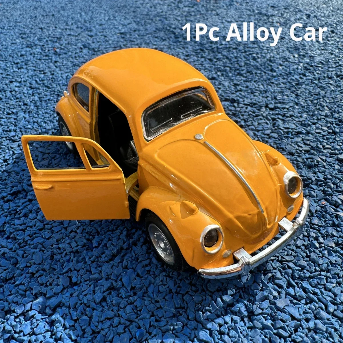 Alloy Car Model Classic Car Children\'s Toy Back Door Power Car Cake Baking Decorative Car Decoration Die Cast Toy