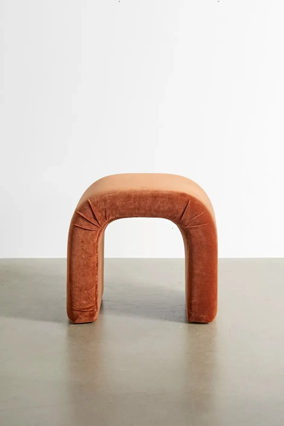 Turin Tile Modern Pouf Chair Makeup Chair Stylish Design Stool