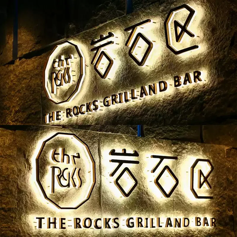 Customized luminous LED font