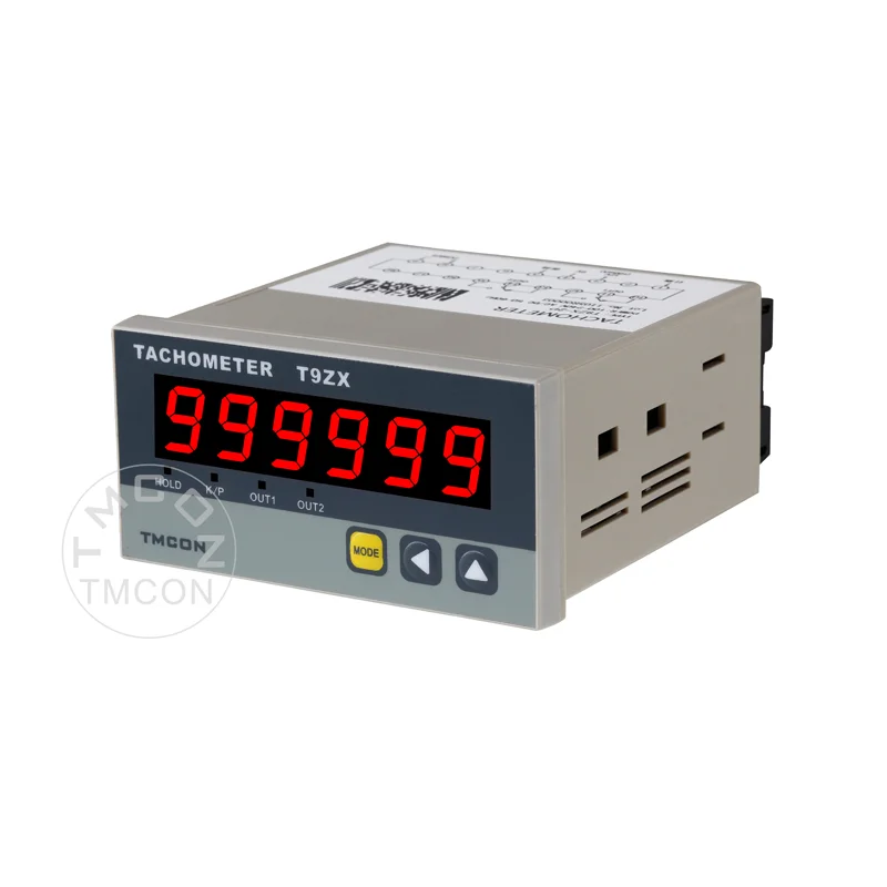 digit 48*96mm Industrial intelligent Digital Tachometer RPM meter Line speed Meter with RS485 4-20mA Alarm Relay