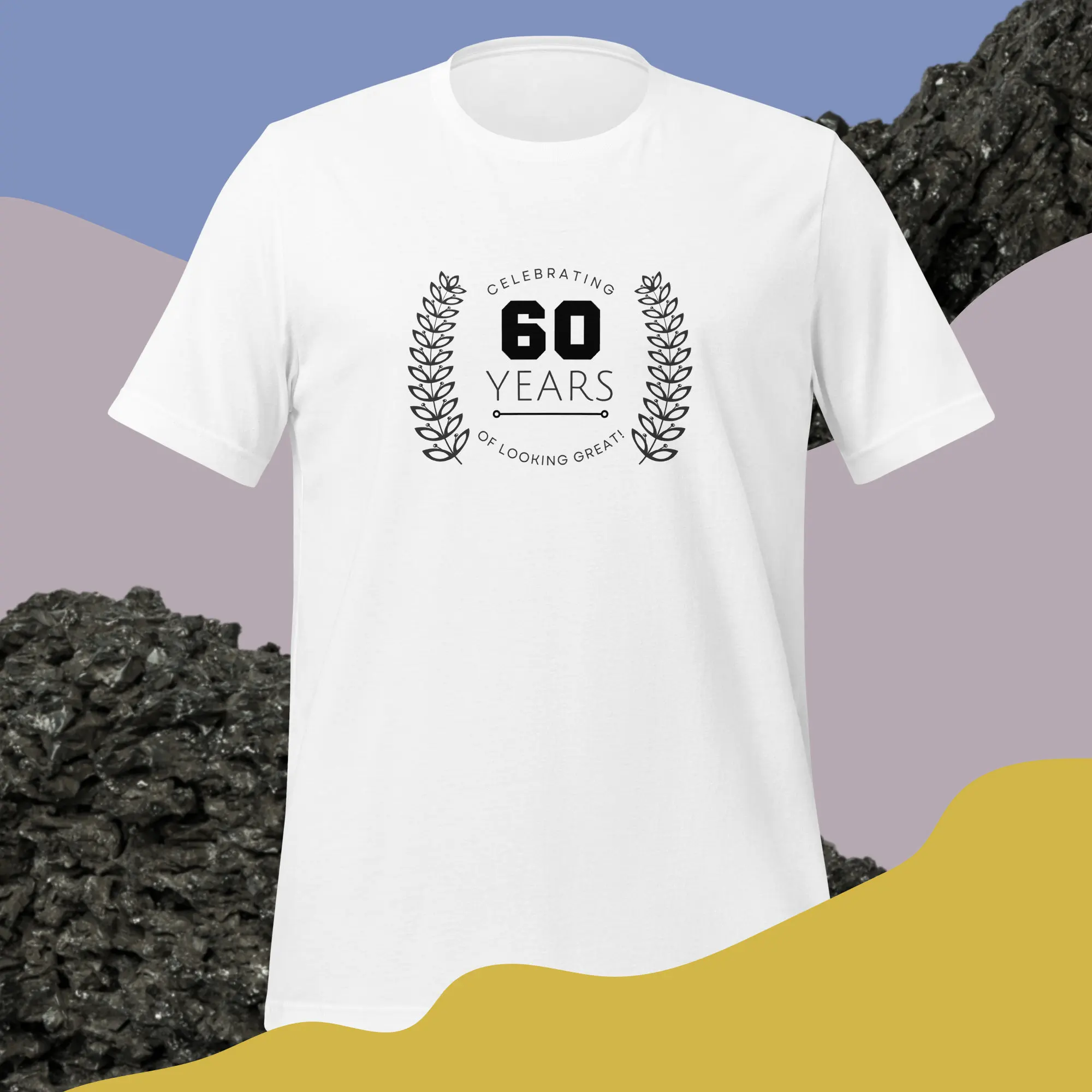 

Celebrating 60 Years Of Looking Great T Shirt Funny 60th Birthday s For Women Mum Dad Grandad