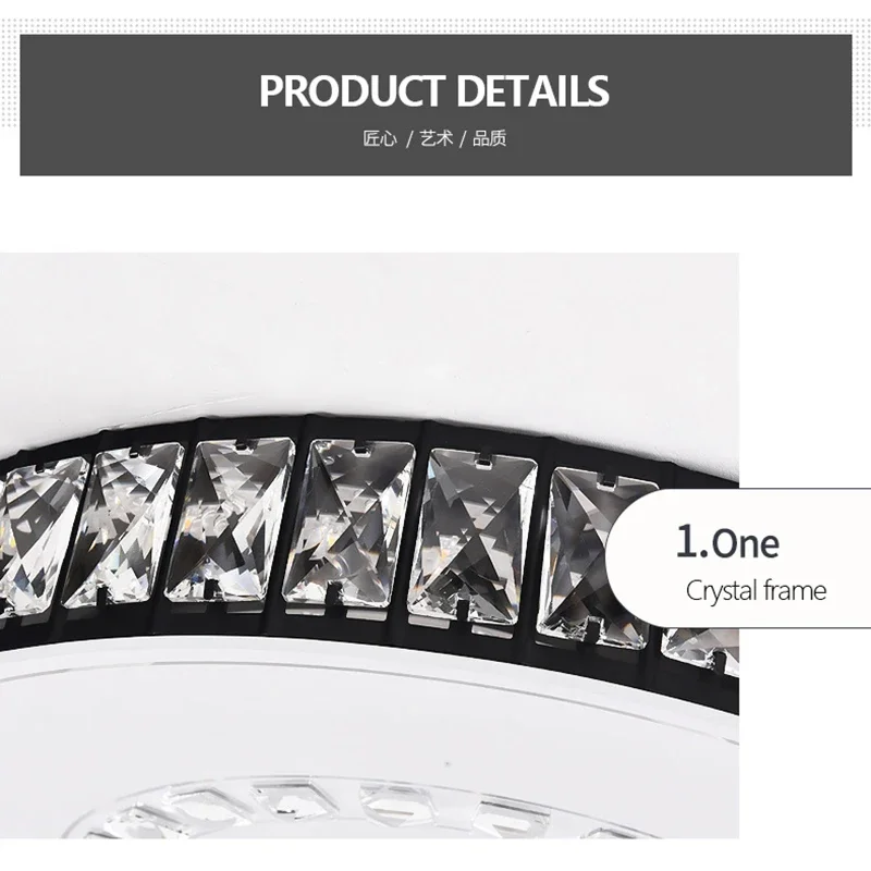 SANDYHA الحديثة جولة كريستال LED تجهيزات ضوء السقف نابضة بالحياة غرفة المعيشة لهجة المحيطة غرفة الطعام أنيق غرفة الاطفال ديكور