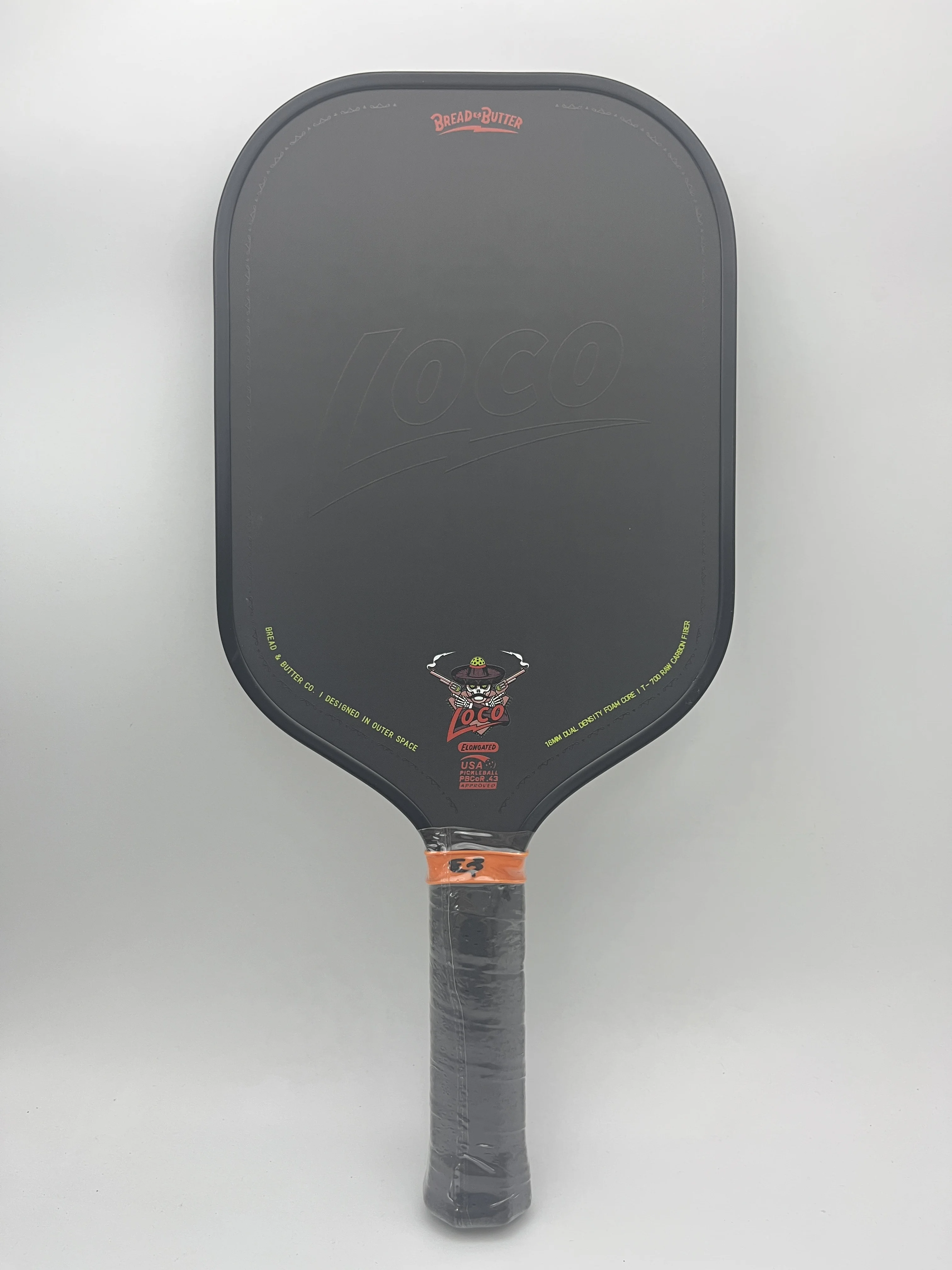 bread-and-butter-loco-pickleball-paddle-16mm-dual-density-foam-core-hybrid-elongated-cfc-t700-carbon-fiber-pickleball-paddles