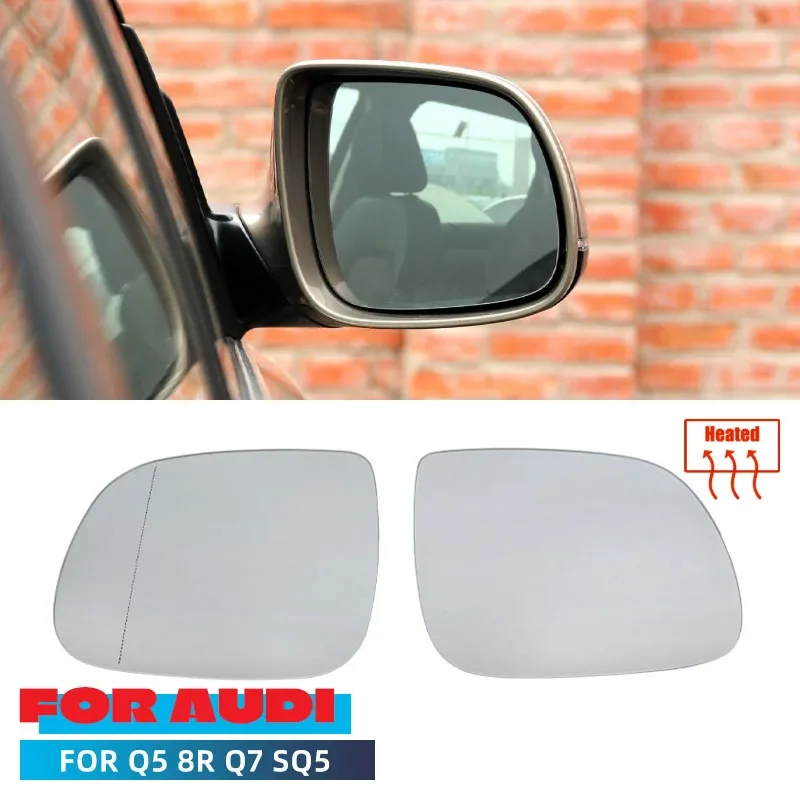 Beheiztes Seitens piegelglas für audi q5 q7 sq5 2011-2015 Rückspiegel Rückspiegel Glastür Flügels piegel
