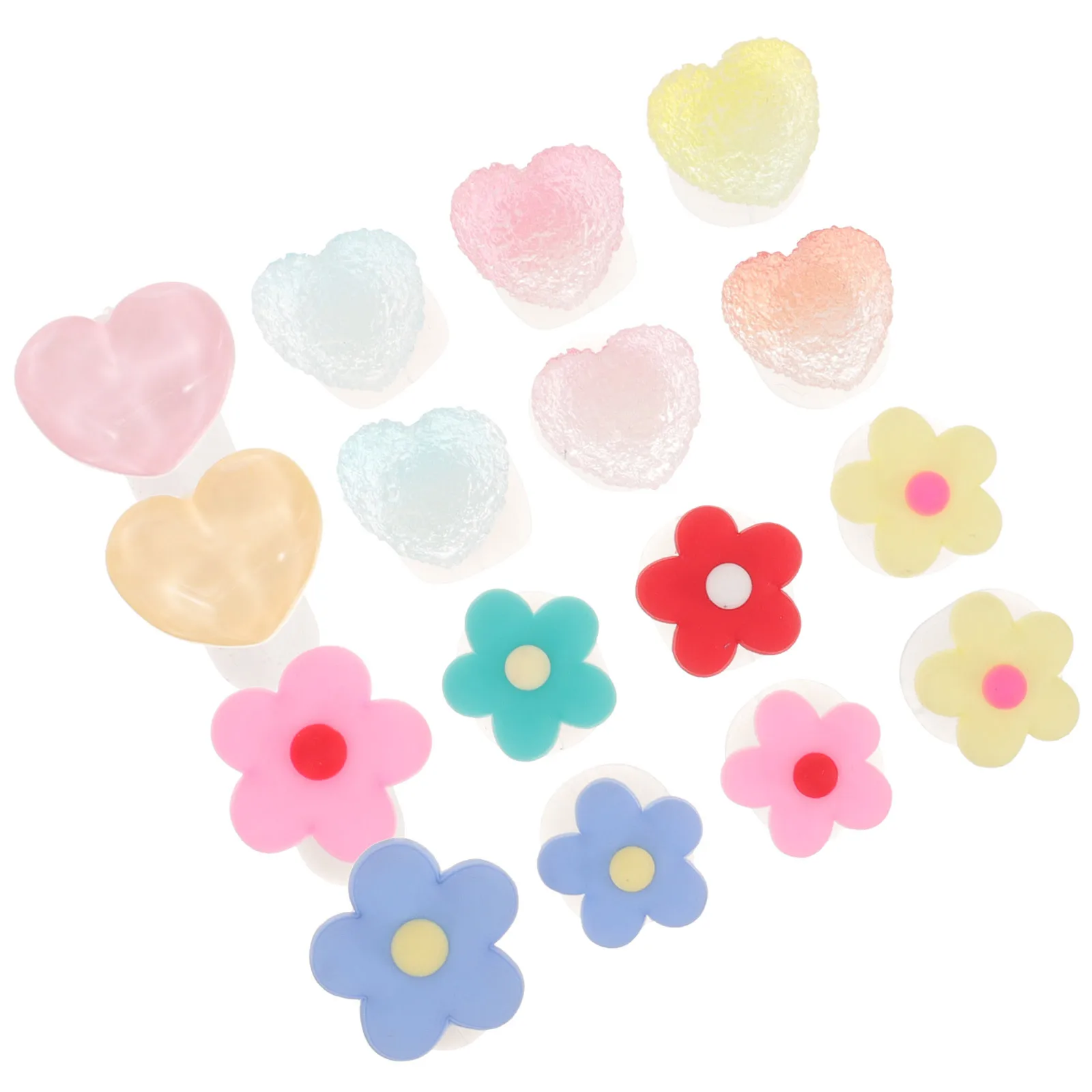 Séparateurs d'orteils en Silicone, 16 pièces, conception de fleur, réutilisables, doux, entretoises d'orteils de pédicure, fournitures de vernis à ongles, accessoires