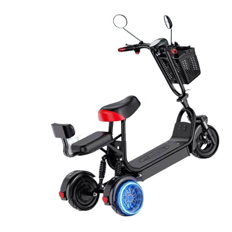 Household Elderly Electric Scooter Small Battery Powered Tricycle Senior Mobility Electric Vehicle For Home Use