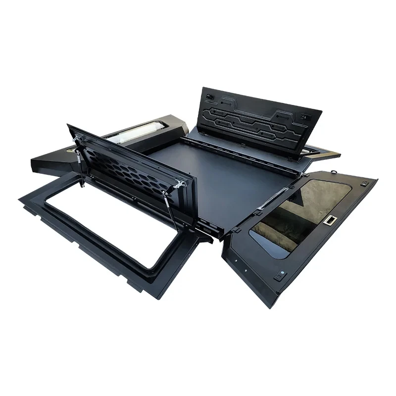 Hot Selling Aluminum Truck Bed  Cover Compatible With 2021 Single Cab Pickup, Waterproof Sealing, Security Lock, Convenie