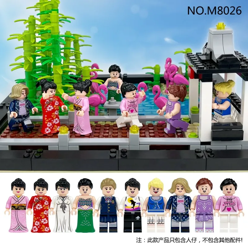 

Детские строительные блоки, мини-фигурки, куклы-гуманоиды, мультяшные игрушки, развивающий игровой набор, подарок на день рождения для творческих мальчиков и девочек