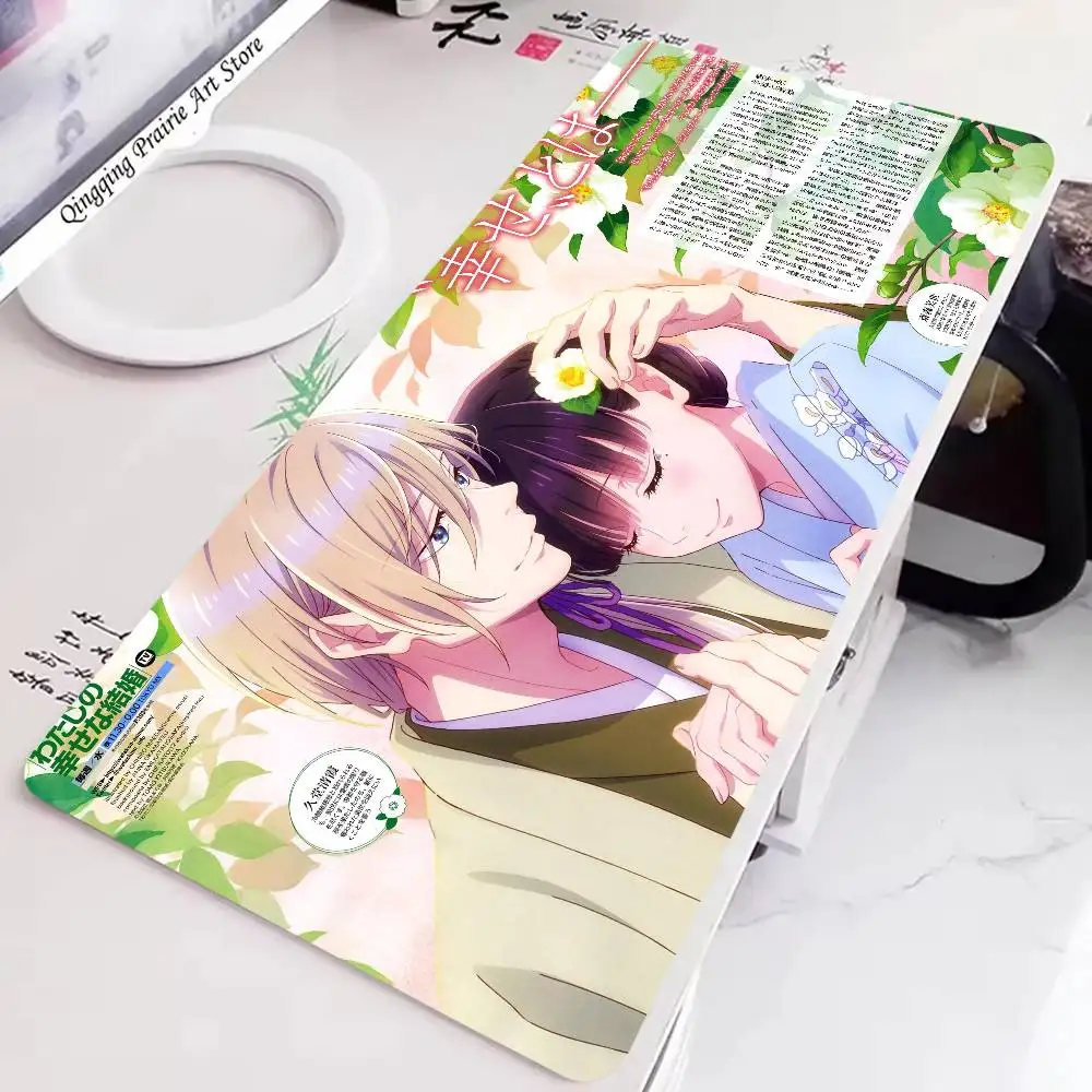 Anime My Happy Marriage Mousepad Non-slip Suitable For Office Computers Laptops E-sports Game Desk Mats XXL Keyboard