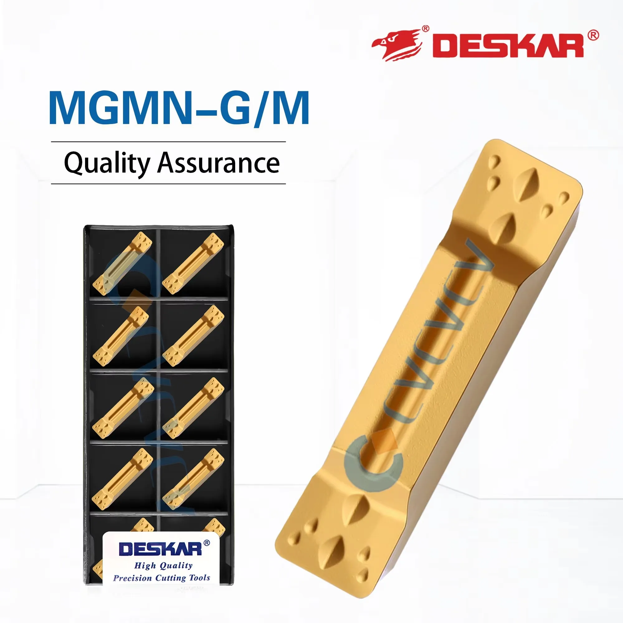 DESKAR Original Numerical Control Blades MGMN200-G/250-G/300-M/400-M /500-M LF9018 Slotting Blade Use For Processed Steel Parts