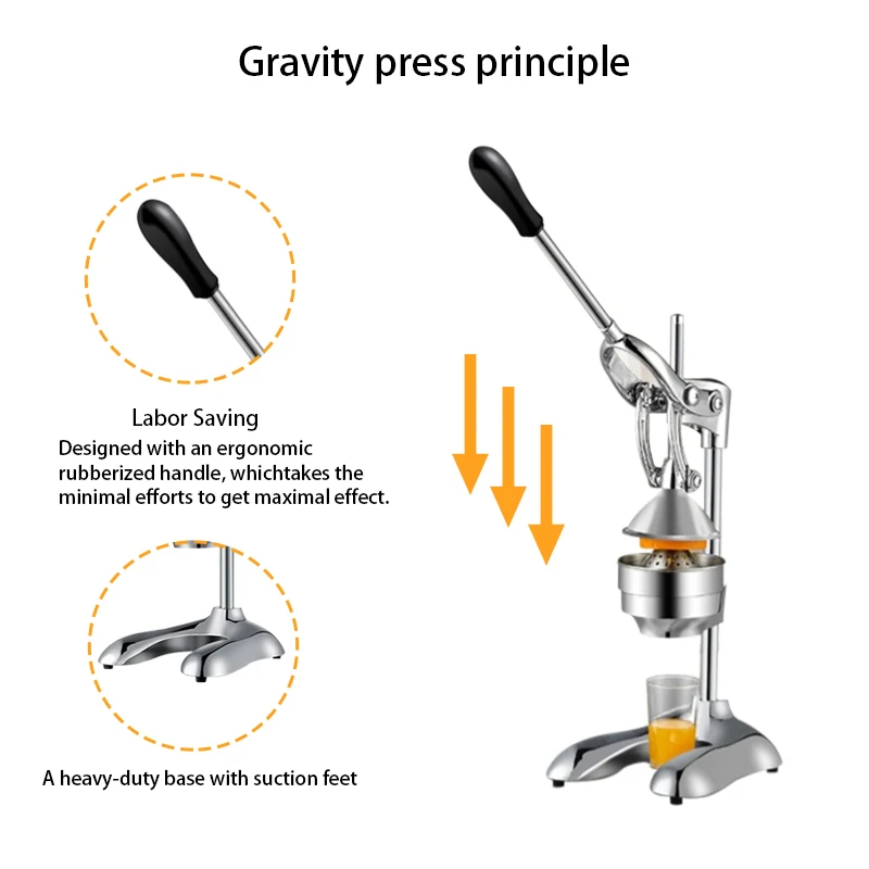 Manual Fruit Vegetable Juice Press Machine