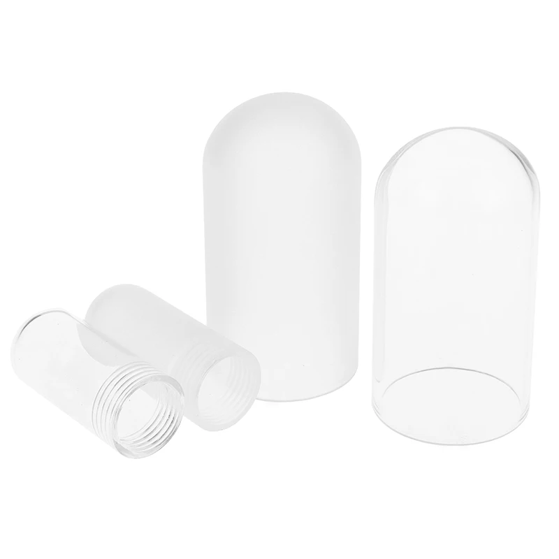 Tubular G9 Glass Cover Threaded Neck Lamp Shade Replacement Parts Sturdy Glass Protectant Tube Frost Cover For G9 Bulb