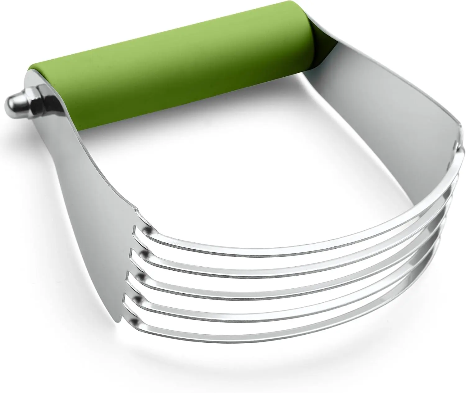 

Large Green Dough Blender For Baking, Professional Dough Cutter Tool, Stainless Steel Puff Pastry Cutter Tool With Sharp