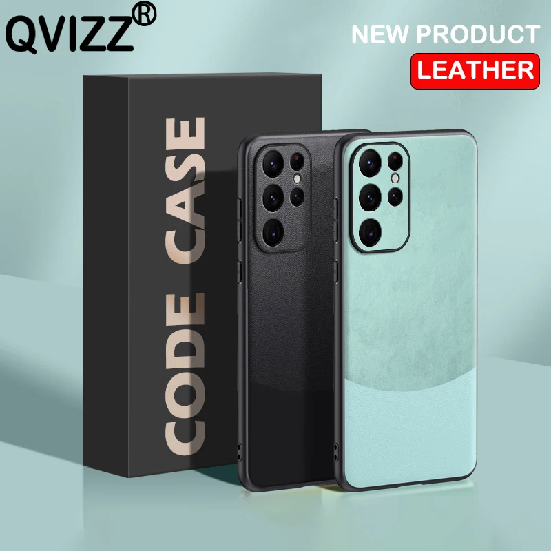

Leather Case for Samsung Galaxy S25 Ultra Plus S25+ Splicing Pattern Silicone Hard Shockproof Phone Cover SamsungGalaxyS25Ultra