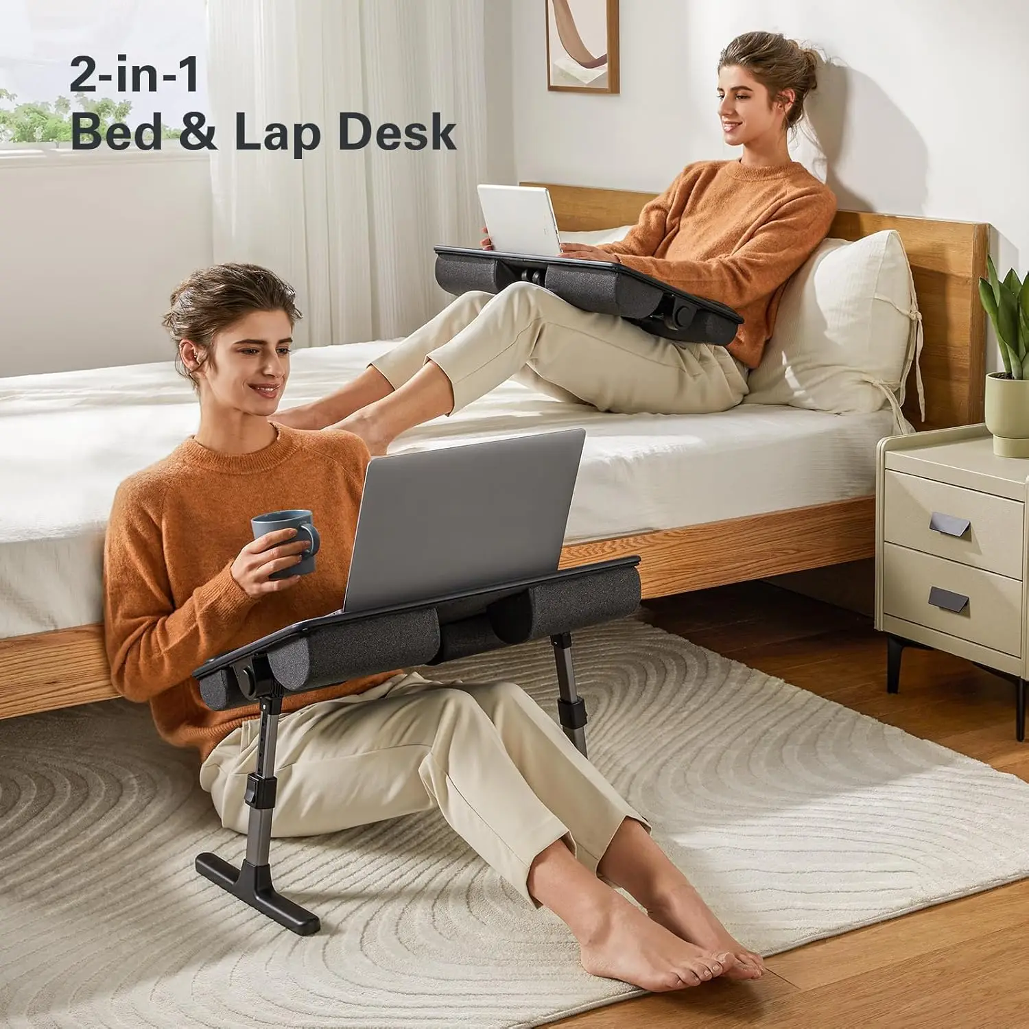 Adjustable Foldable Laptop Bed Desk 6