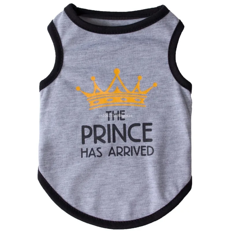 Summer Cotton Cat T Shirt Vest for Small Cats Gotas Princess Print Pet Dog Clothes Shirts Mascotas Clothing Puppy Clothes 골든리트리버 - Image 6
