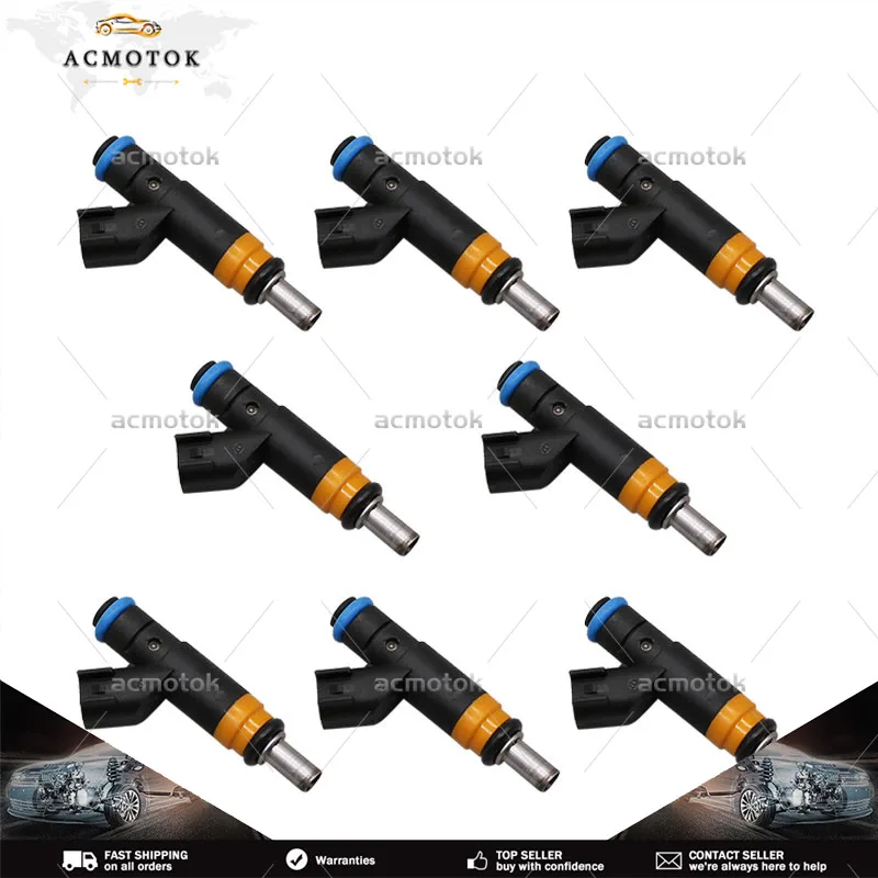 Set Of 8 Fuel Injectors 68361162AA For 2018 Ram 1500 2500 3500 5.7L V8