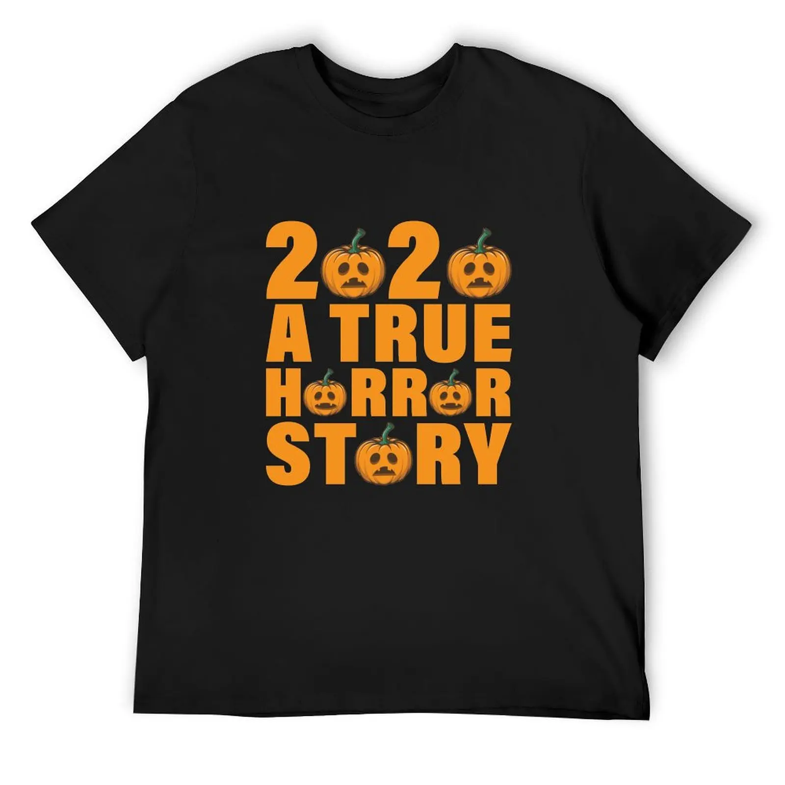 2020 A True Horror Story Halloween Pumpkin T-Shirt blanks anime figures plus size clothes Blouse T-shirts for men cotton