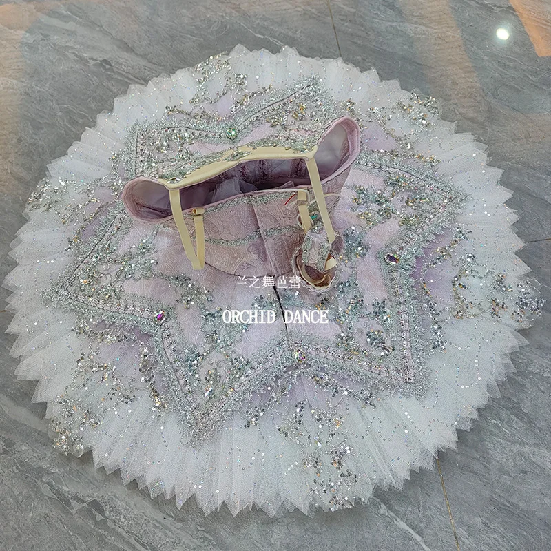 ชุดบัลเลต์สีชมพูสำหรับเด็กผู้หญิง ผู้หญิง และผู้ใหญ่ รุ่น BT2507053 ขนาดและสีตามสั่ง