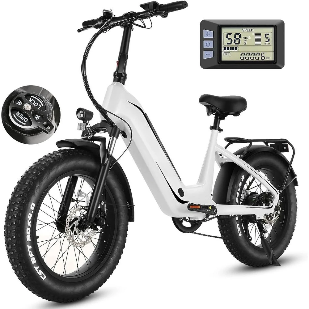 

Роскошный электрический горный велосипед для взрослых: пиковый двигатель мощностью 1000 Вт, толстые шины 20x4,0, аккумулятор 48 В, 624 Втч, дальность действия до 60 миль, по индивидуальному заказу