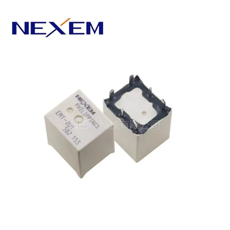 1Pcs NEC Relay EM1-2U1/EX1-2U1 5Pin 6Pin 12VDC Automotive Central Locking Relay