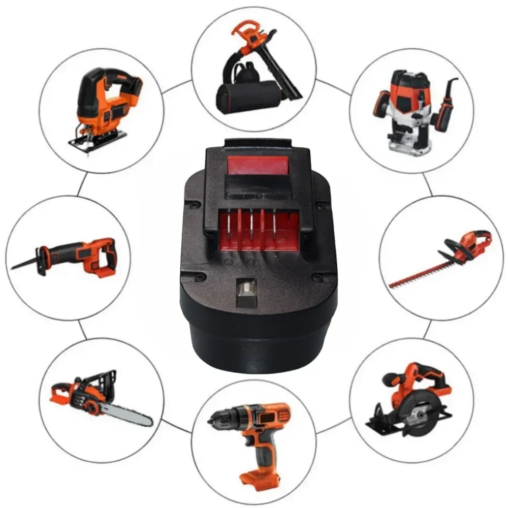 Black & Decker 충전식 공구 배터리, A12EX FSB120B A1712 HP12K HP12 리튬 배터리, 충전식 배터리, 12V 4.0, 5.0, 6.0Ah