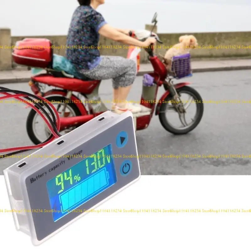 

P9FB Durable 10-100V Battery Capacity Voltmeter Tester Car Lead-acid