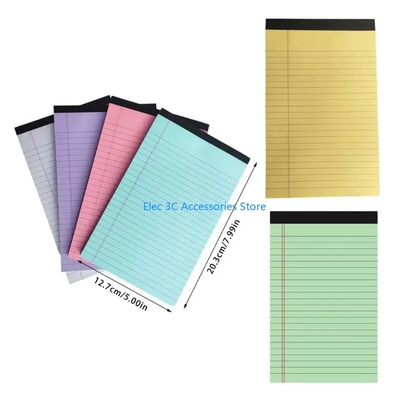 Y51A 8 Pcs Lined Paper Pads Legal Pad Small Note Pad Pocket Notebook Scratch Pads