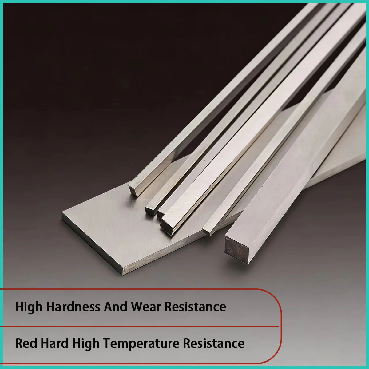 200mm Long High-Speed Steel Square Plate Suitable for Precision Machining, Mold Manufacturing, Tool Production, Etc