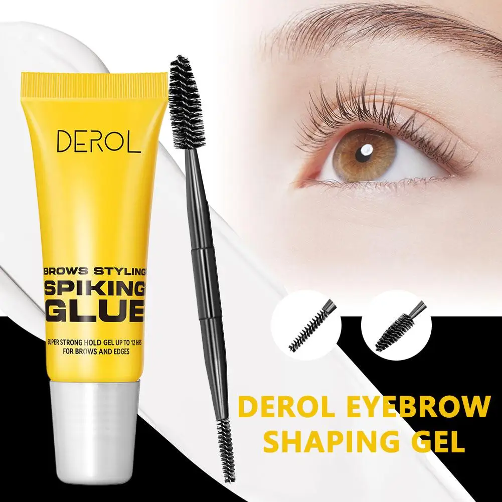 Máscara de pestañas de cejas de estilo 3D, Gel de cejas de secado rápido, maquillaje de ojos resistente al agua, maquillaje cosmético de ojos Natural de larga duración