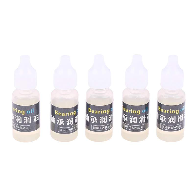 5Bottles 10ml Lubricant Bearing Lubricating Oil For Roller Skate Drift Board Skateboard Bearings Lubricant Repair Oil